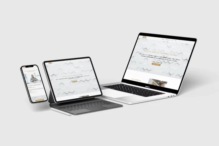 Site vitrine responsive du cabinet BDRG conçu par Rachel Niveau, designer UI à Niort